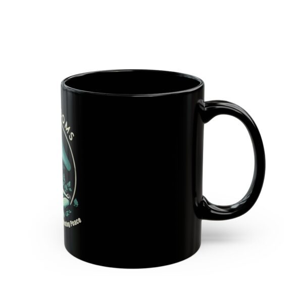 Mushroom Mug – Black – 11oz