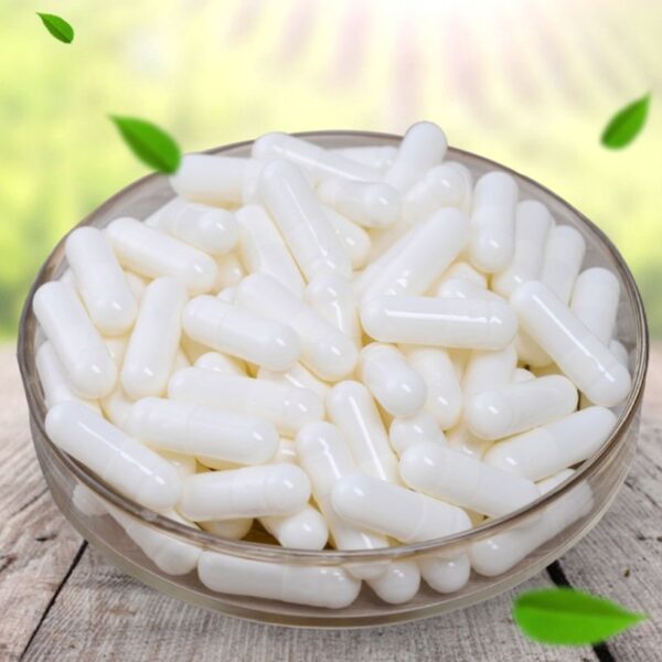 1000PCS White Gelatin Empty Capsules Hollow Gelatin Capsules Empty Pill Capsule Microdose