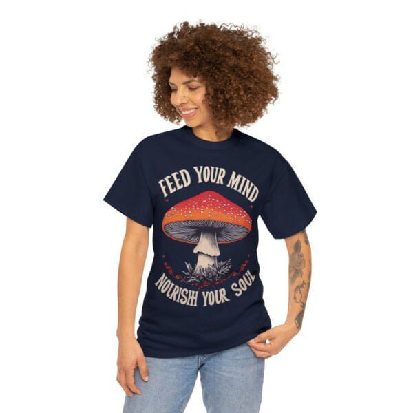 T-Shirt Feed your Mind Premium Unisex Heavy Cotton Tee