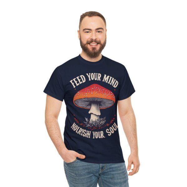 T-Shirt Feed your Mind Premium Unisex Heavy Cotton Tee